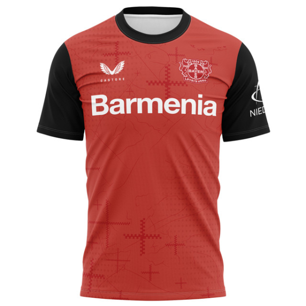 Bayer 04 Leverkusen Nogometni Dresi Domaci 2024 25 1