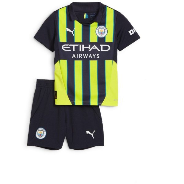 Otroski Manchester City 2024 25 Nogometni Dresi Komplet Gostujoci