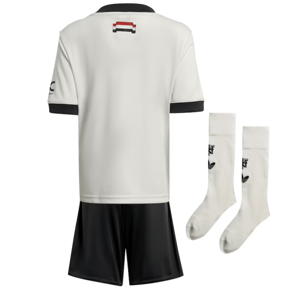 Otroski Manchester United Nogometni Dresi Komplet Tretji 2024 25 1