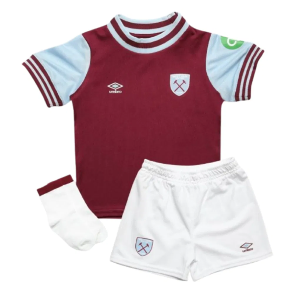 Otroski West Ham United Nogometni Dresi Komplet Domaci 2024 2025